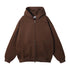 Men's Plush Oversized Heavyweight Full-Zip Hoodie